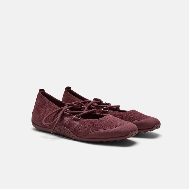 Square-Toe Hybrid Mary Janes (Cecily) - Burnt Russet