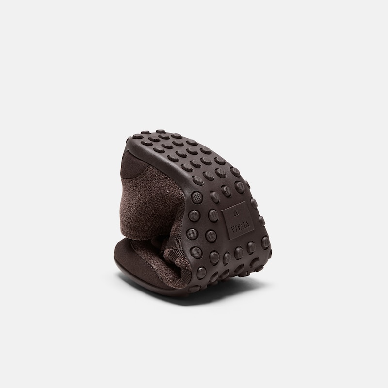 Square-Toe Hybrid Mary Janes (Cecily), Dark Chocolate, EU38 | VIVAIA