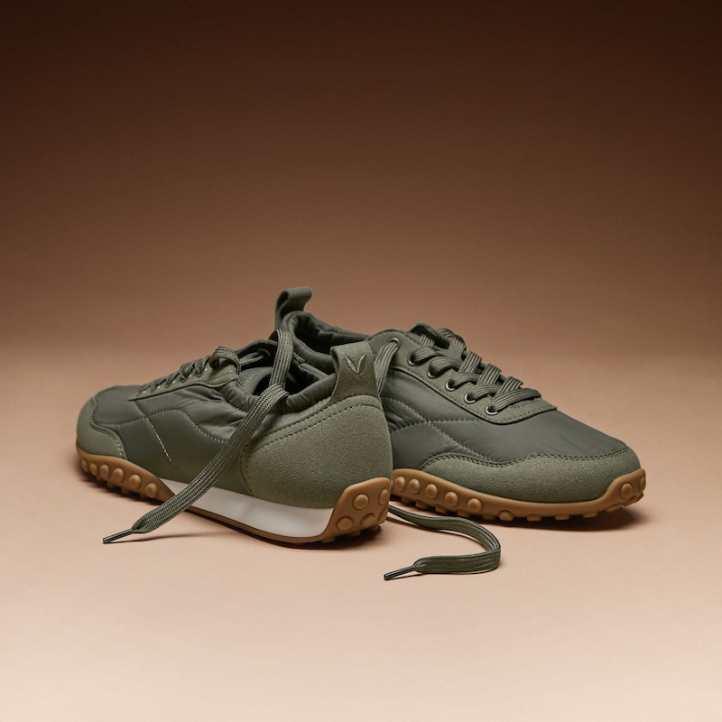 Round-Toe Casual Sneakers (Lexi), SEAWEED, EU39 | VIVAIA