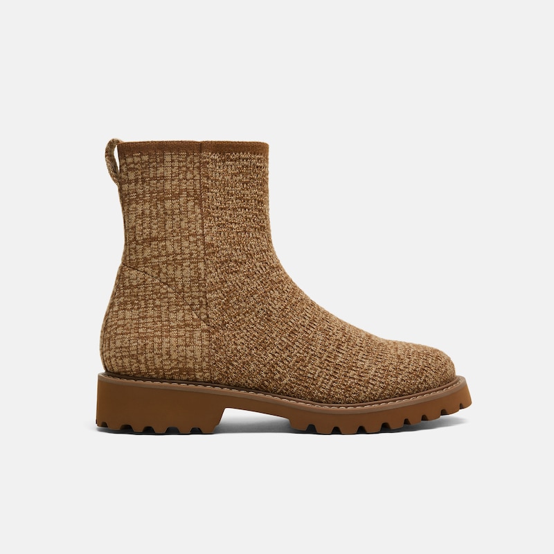 Round-Toe Wool Ankle Boots (Freja), Multi Tan, EU39 | VIVAIA