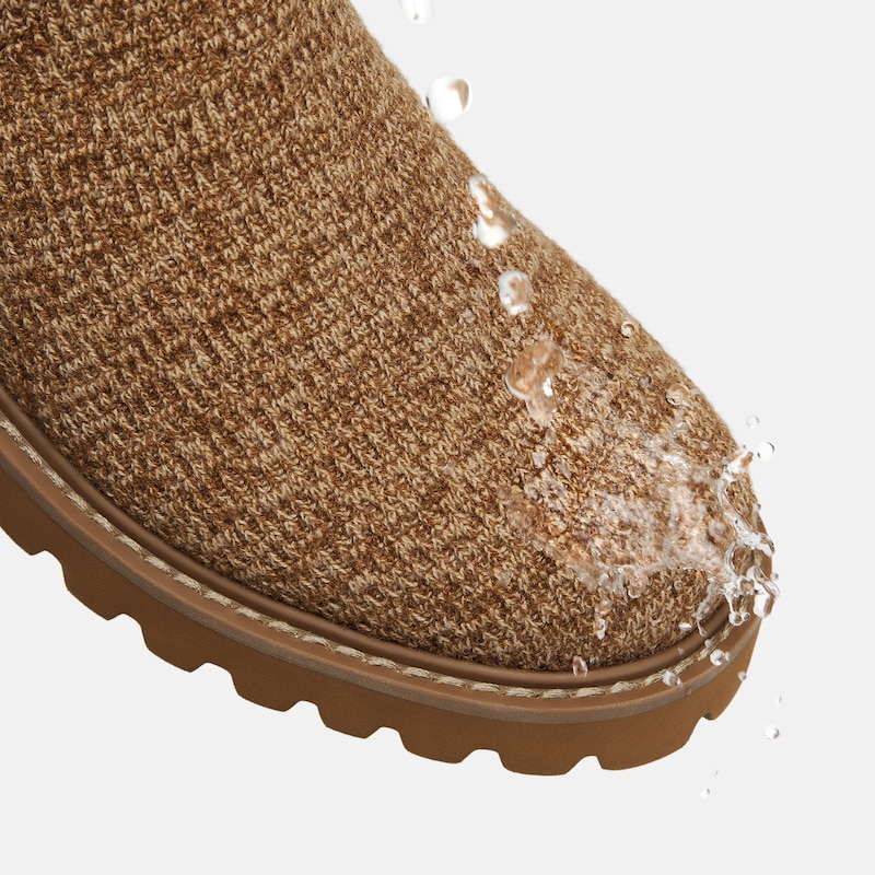 Round-Toe Wool Ankle Boots (Freja), Multi Tan, EU39 | VIVAIA