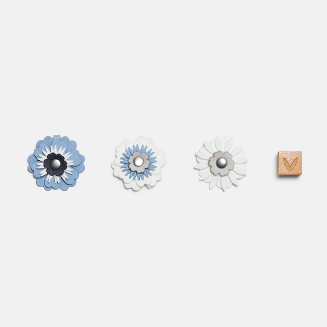 Bloom Charm Set (Gabby) - Denim Blue