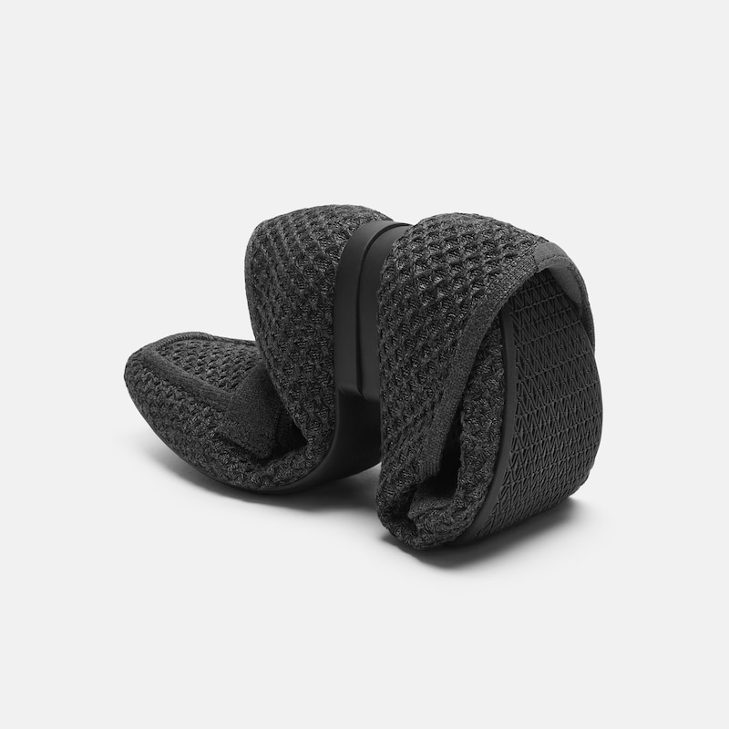 Square-Toe Icon Loafers (Silvie), Black & Grey, EU35 | VIVAIA