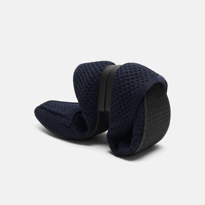 Square-Toe Icon Loafers (Silvie), Navy, EU35 | VIVAIA