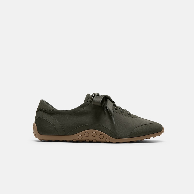 Square-Toe Jogger Sneakerina (Carol), Seaweed, EU39.5 | VIVAIA
