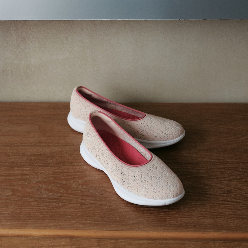 Walker Pro Hybrid Ballet Flats (Izabel), BALLET BLUSH FLORAL, EU38.5 | VIVAIA
