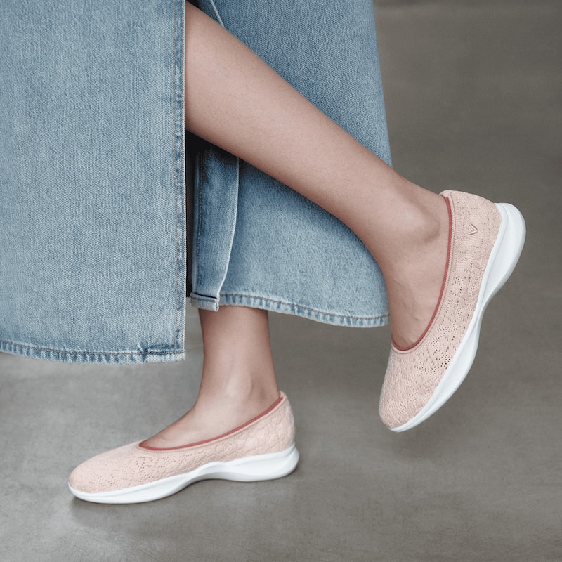 Walker Pro Hybrid Ballet Flats (Izabel), BALLET BLUSH FLORAL, EU38.5 | VIVAIA