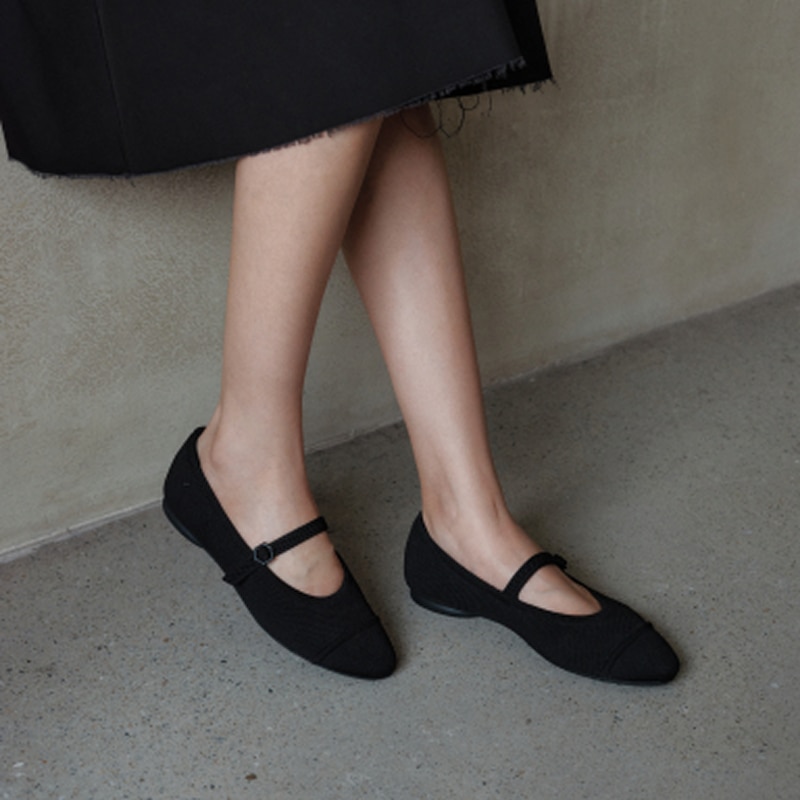 Almond-Toe Mary Janes AdaptAll™ (Tamia Mary Jane), Black, EU38.5 | VIVAIA
