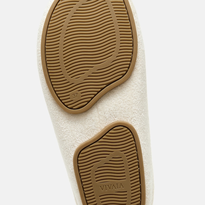 Round-Toe Clog Mules (Buna), Cream Velvet, EU35 | VIVAIA