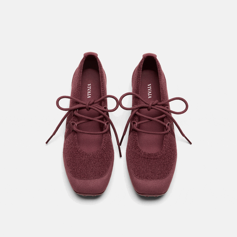 Square-Toe Hybrid Mary Janes (Cecily), Burnt Russet, EU39.5 | VIVAIA