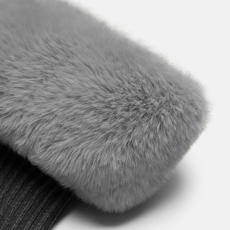 Plush Leg Warmers (Mackie), Rich Grey, one-size | VIVAIA