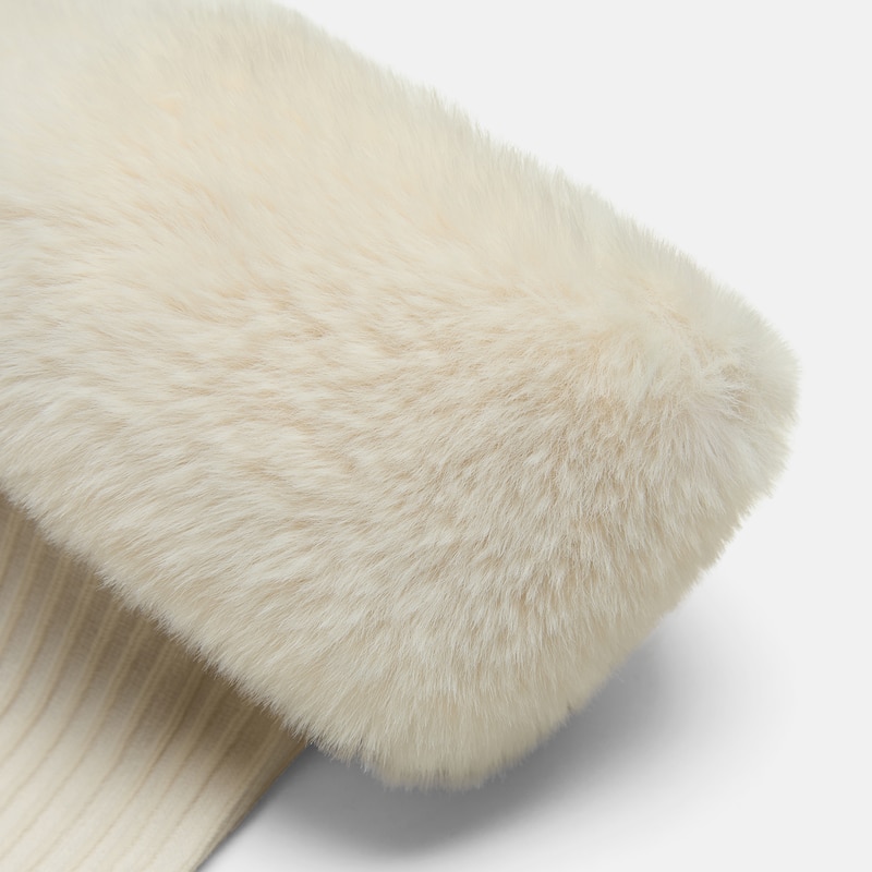 Plush Leg Warmers (Mackie), Pale Apricot, one-size | VIVAIA