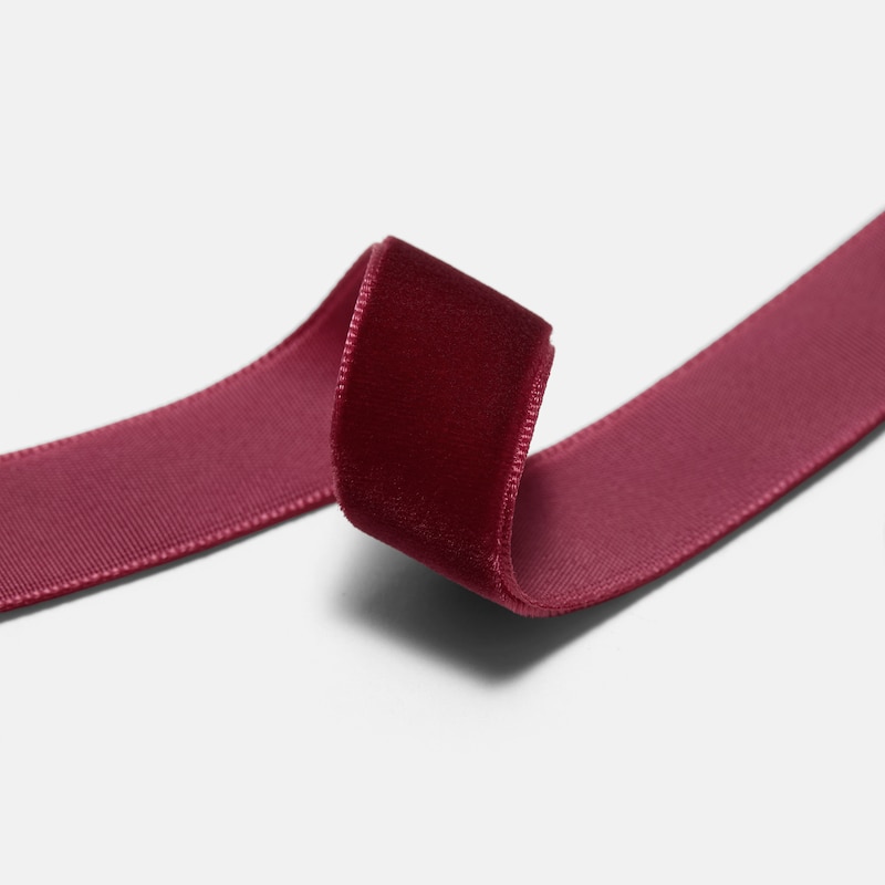 Nylon Shoelace Set (Romie), Ruby Red, one-size | VIVAIA
