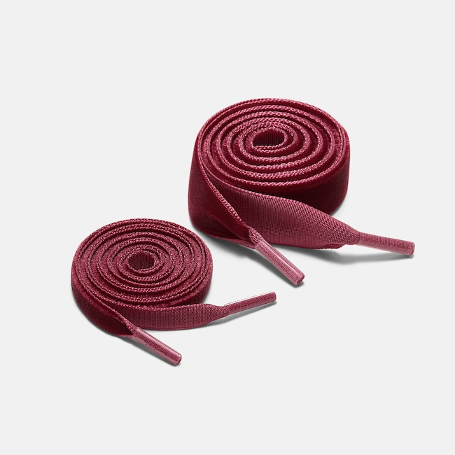 Nylon Shoelace Set (Romie) - Ruby Red