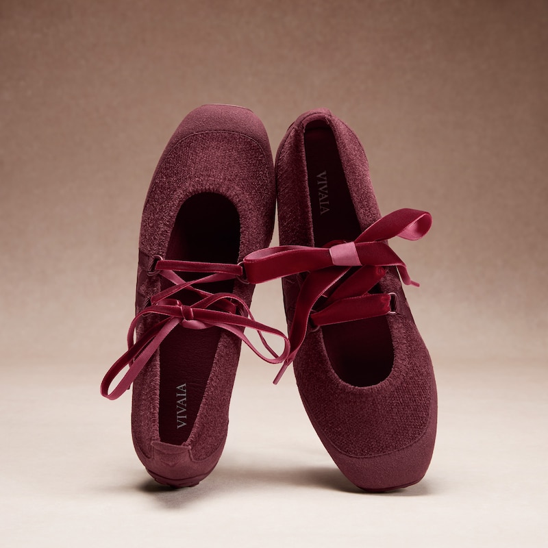 Nylon Shoelace Set (Romie), Ruby Red, one-size | VIVAIA