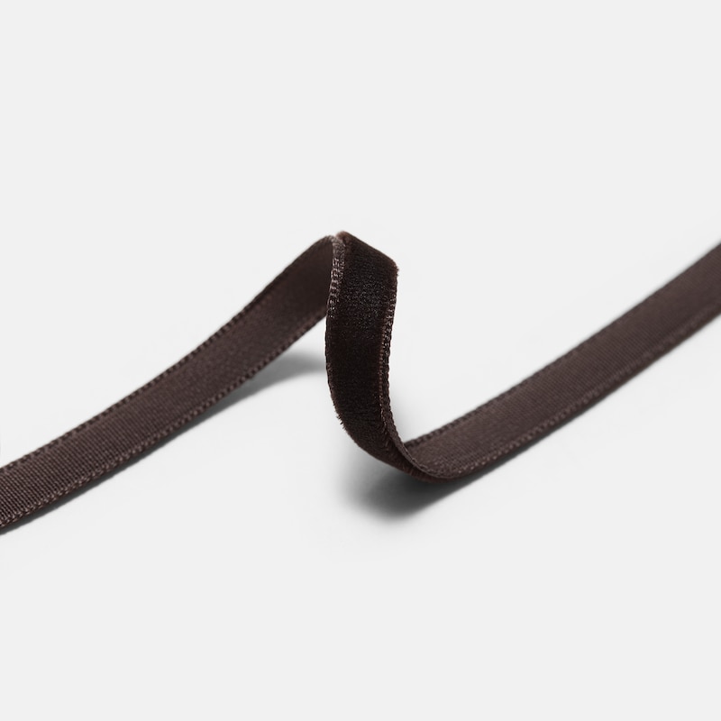 Nylon Shoelace Set (Romie), Dark Chocolate, one-size | VIVAIA