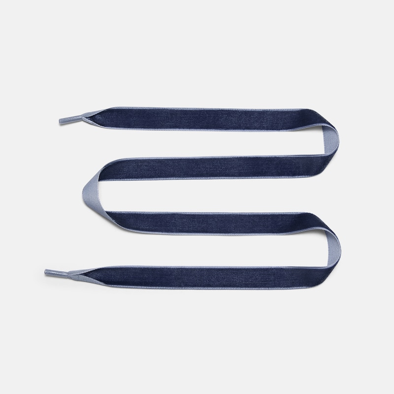 Nylon Shoelace Set (Romie), Navy, one-size | VIVAIA