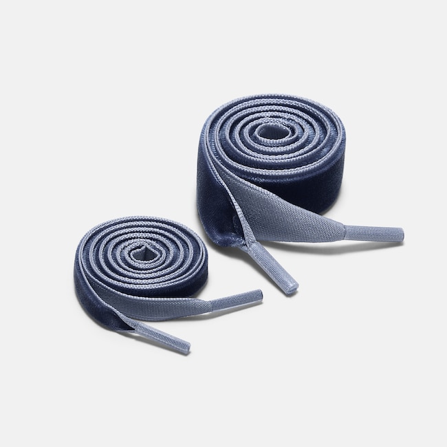 Nylon Shoelace Set (Romie) - Navy