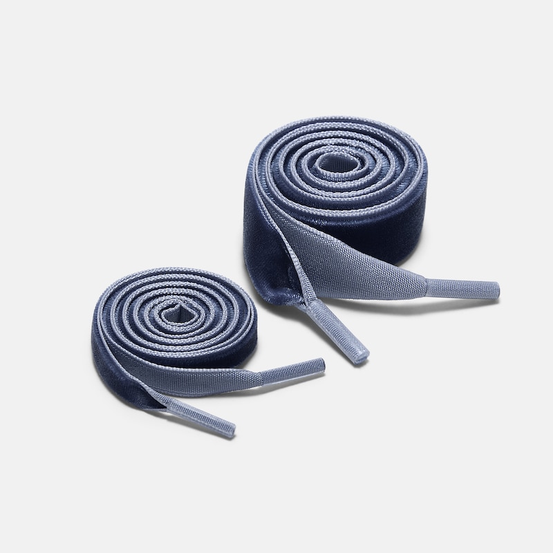 Nylon Shoelace Set (Romie), Navy, one-size | VIVAIA