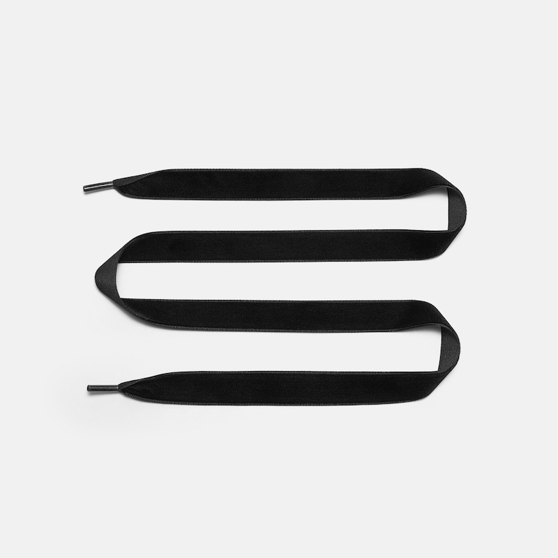 Nylon Shoelace Set (Romie), Black, one-size | VIVAIA