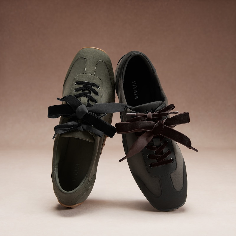 Nylon Shoelace Set (Romie), Black, one-size | VIVAIA
