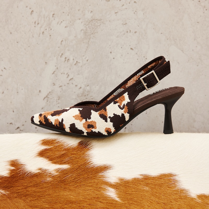 Pointed-Toe Slingback Heels (Addison), Wildweave, EU43 | VIVAIA