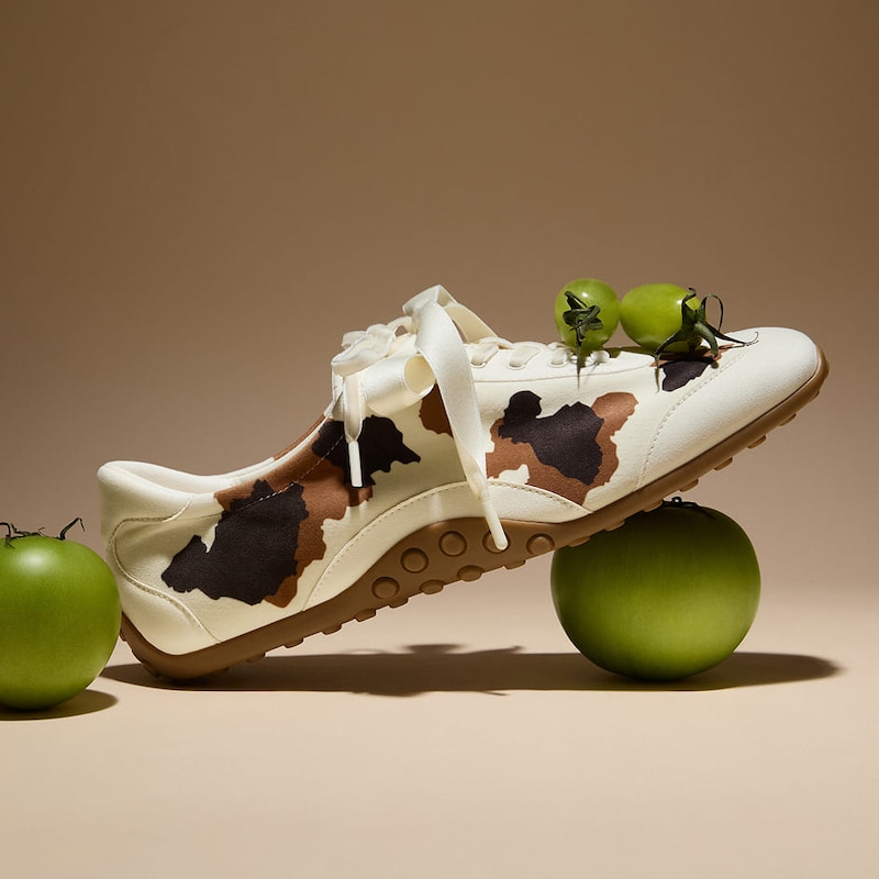 Square-Toe Jogger Sneakerina (Carol), Wildweave, EU39.5 | VIVAIA
