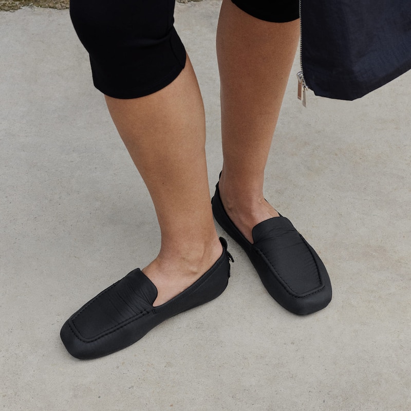 Nylon Travel Loafers (Avoir), Black, EU35 | VIVAIA