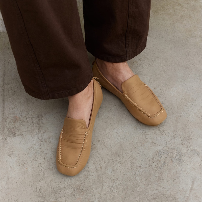 Nylon Travel Loafers (Avoir), Dark Chestnut, EU41 | VIVAIA