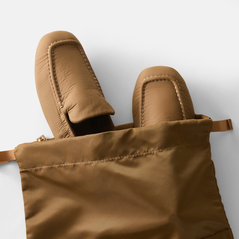 Nylon Travel Loafers (Avoir), Dark Chestnut, EU41 | VIVAIA