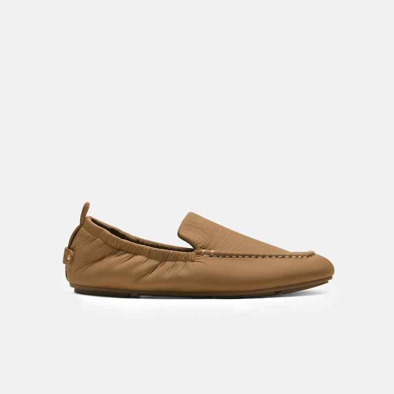 Nylon Travel Loafers (Avoir), Dark Chestnut, EU41 | VIVAIA