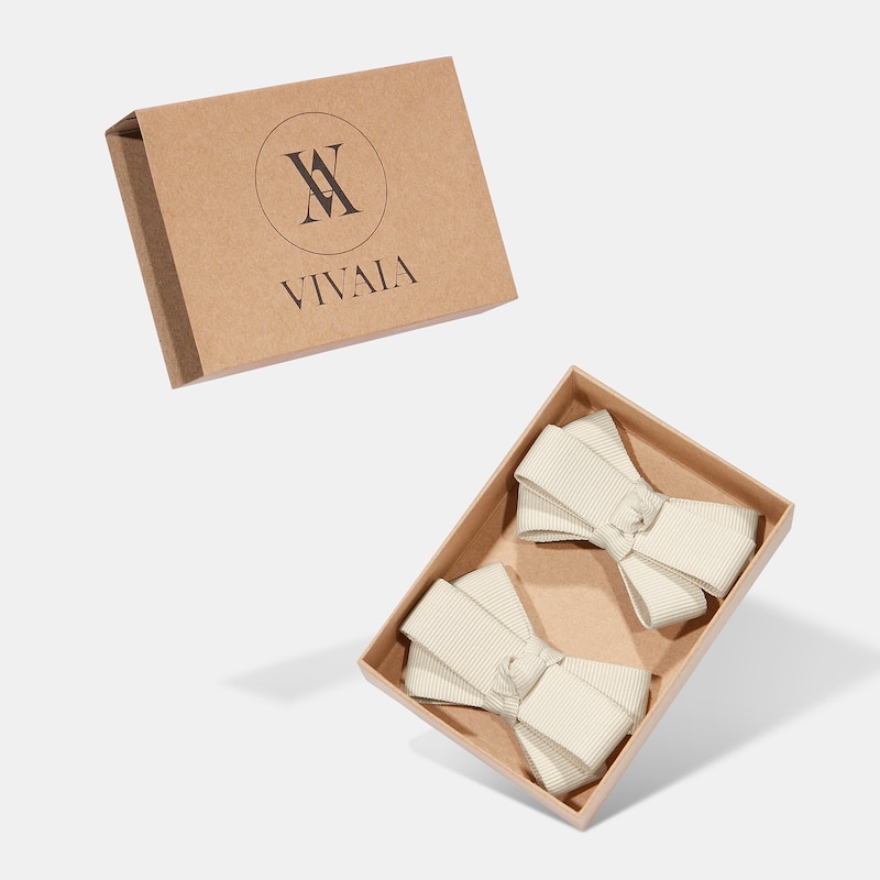 Removable Bows (Dora), CREAM IVORY, ONE-SIZE | VIVAIA