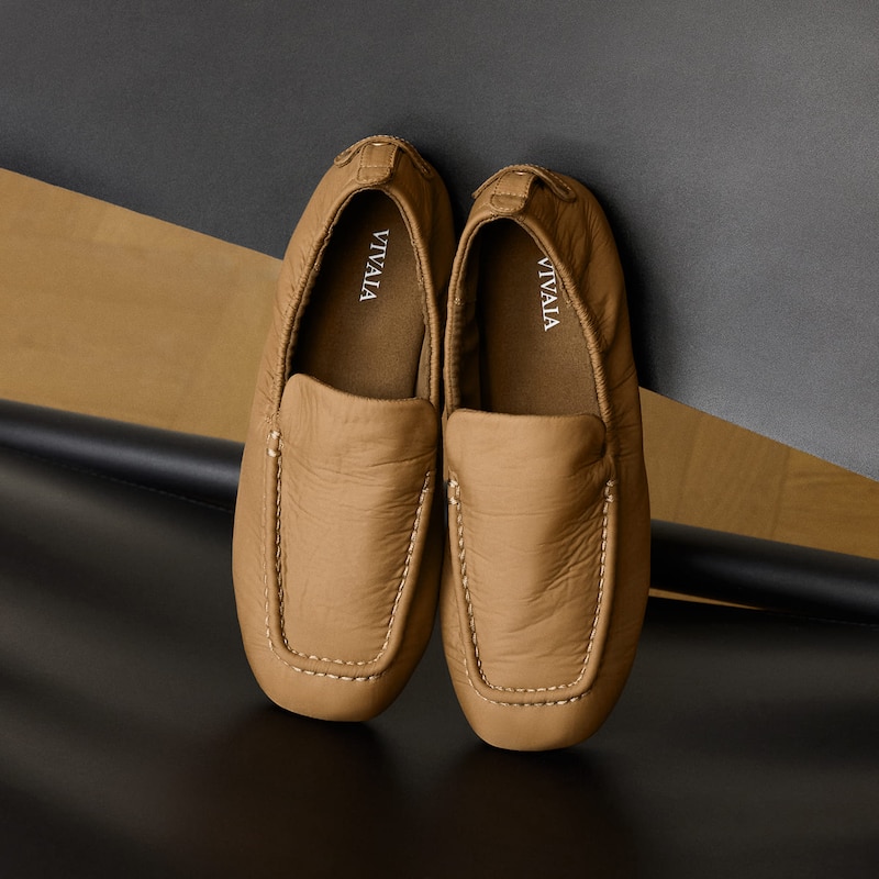 Nylon Travel Loafers (Avoir), Dark Chestnut, EU41 | VIVAIA