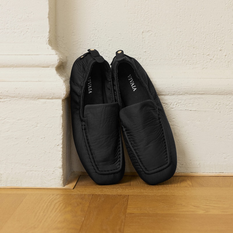 Nylon Travel Loafers (Avoir), Black, EU35 | VIVAIA
