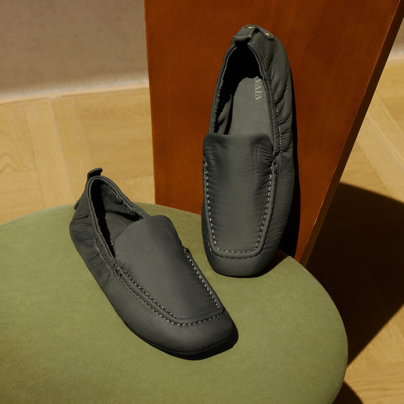 Nylon Travel Loafers (Avoir), Seaweed, EU38 | VIVAIA