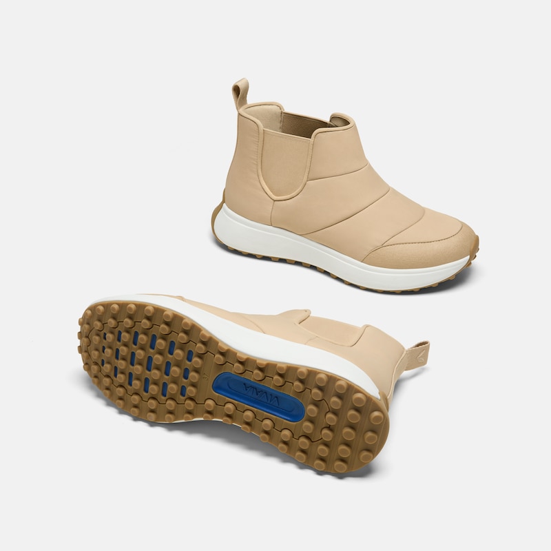 Round-Toe Slip-On Sneaker Boots (Lupi), Desert, EU39 | VIVAIA