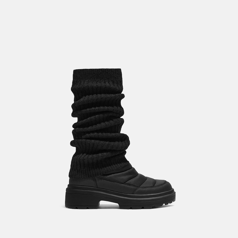 Waterproof PufferTherm Warm Boots (Tyler), Solid Black, EU39 | VIVAIA
