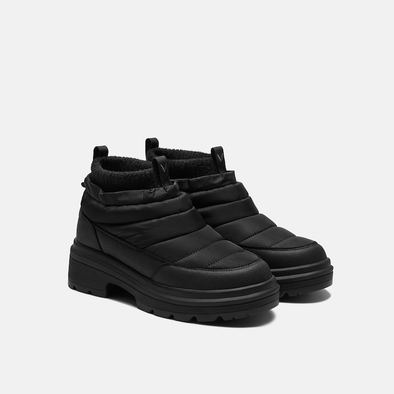 Waterproof PufferTherm Warm Boots (Tyler), Solid Black, EU39 | VIVAIA