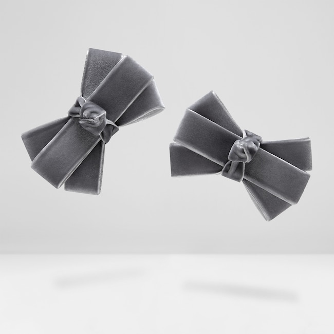 Removable Bows (Dora) - Light Grey