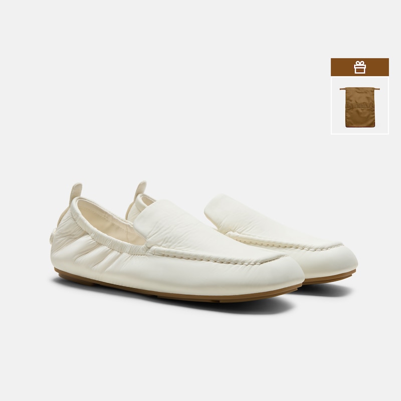 Nylon Travel Loafers (Avoir), Seashell, EU38 | VIVAIA