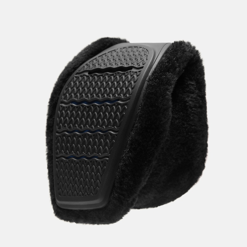 Square-Toe Faux Fur Mary Jane (Moxa), Black, EU35 | VIVAIA