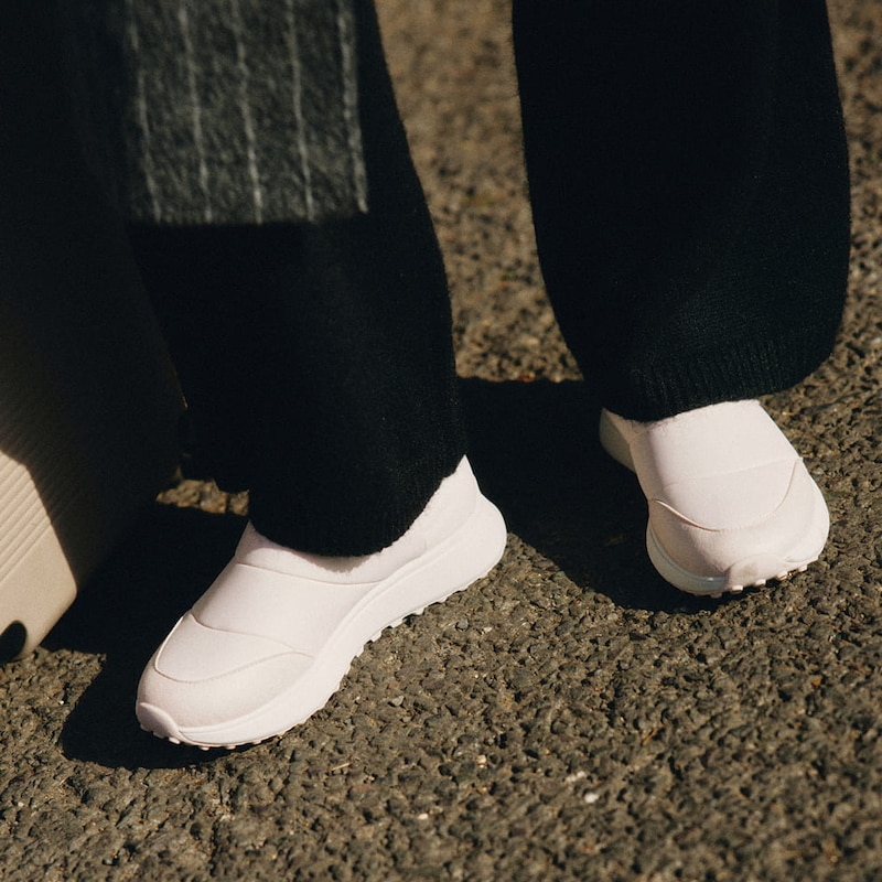 Round-Toe Slip-On Sneaker Boots (Lupi), Snow Pink, EU39 | VIVAIA