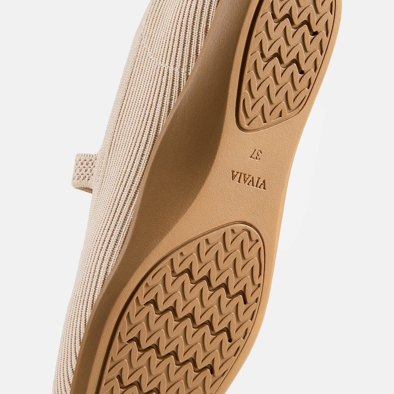 Lightweight Square-Toe Mary Janes (Margot™ Walker Mary Jane), ALMOND, EU35 | VIVAIA