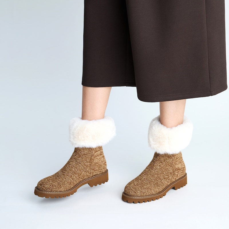 2-in-1 Detachable Wool Ankle Boots, Multi Tan, EU38 | VIVAIA