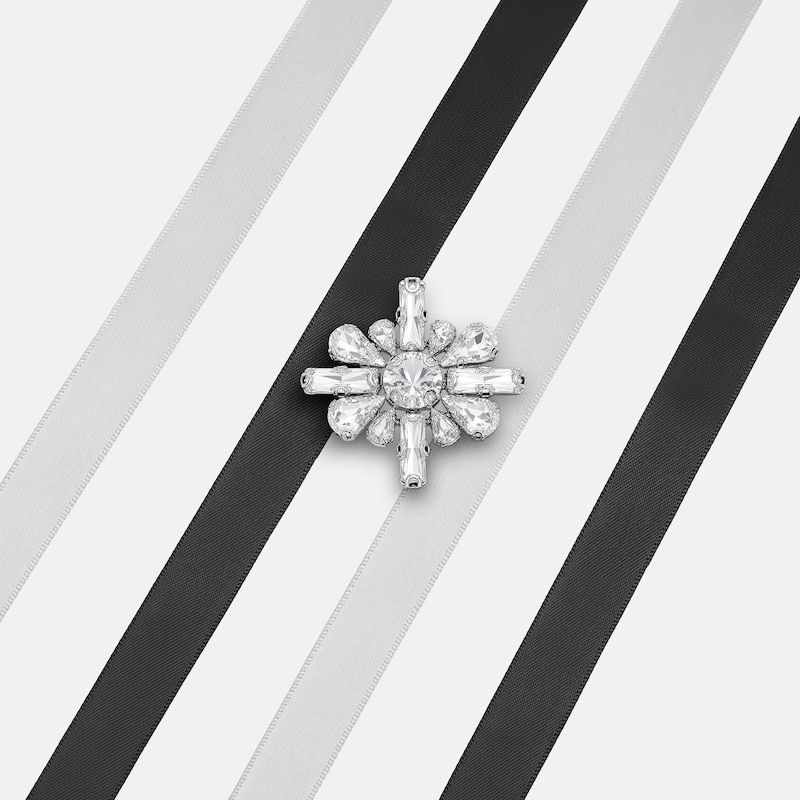 VIVAIA × NYCB Jewels Ribbon Laces & Charm Set (Seraphine), Black & Silver, one-size | VIVAIA