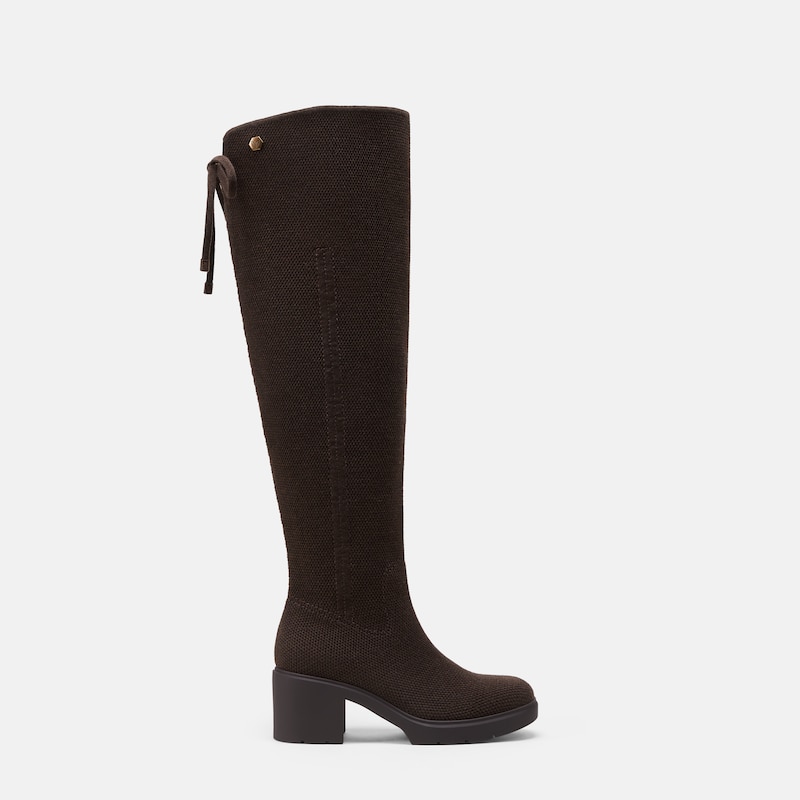 Wide-Shaft Knee-High Boots (Gia 2.0), Cocoa Brown, EU39 | VIVAIA