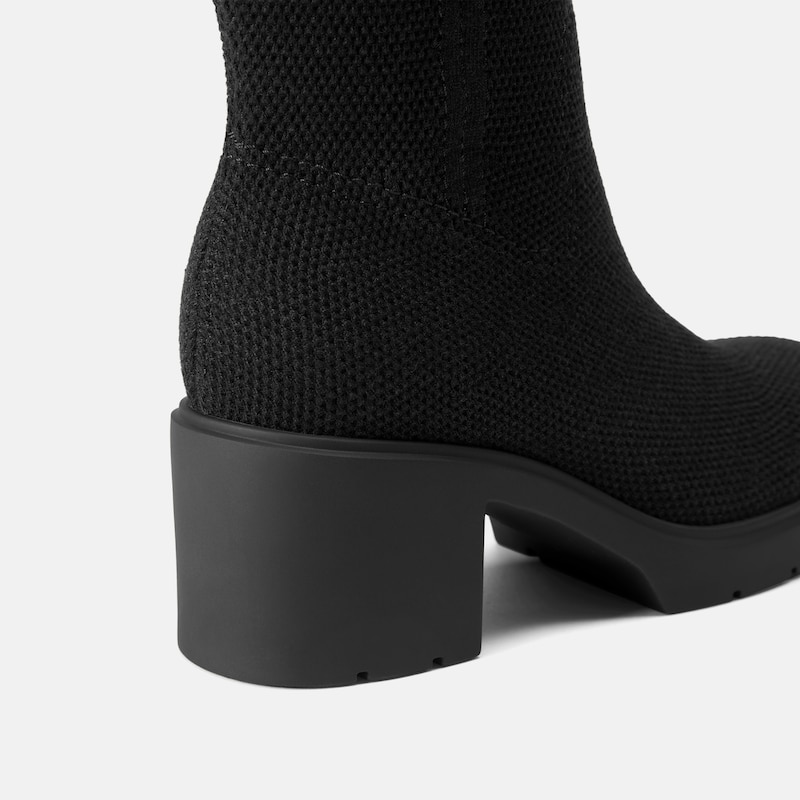 Wide-Shaft Knee-High Boots (Gia 2.0), Black, EU35 | VIVAIA