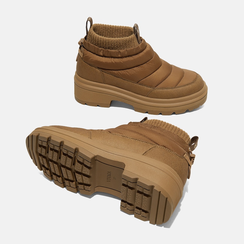 Waterproof PufferTherm Warm Boots (Tyler), CHESTNUT, EU35 | VIVAIA