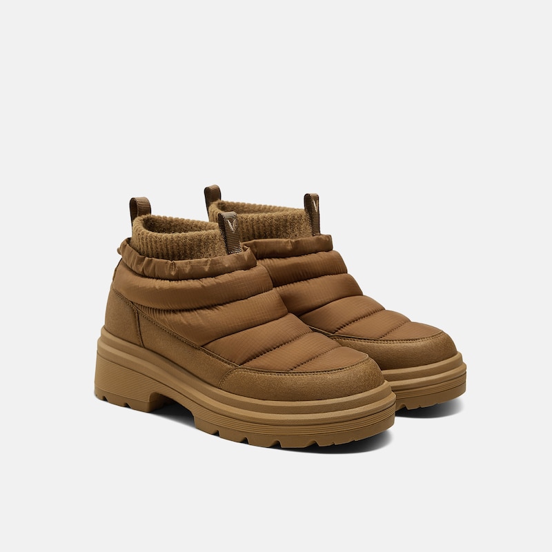 Waterproof PufferTherm Warm Boots (Tyler), CHESTNUT, EU35 | VIVAIA