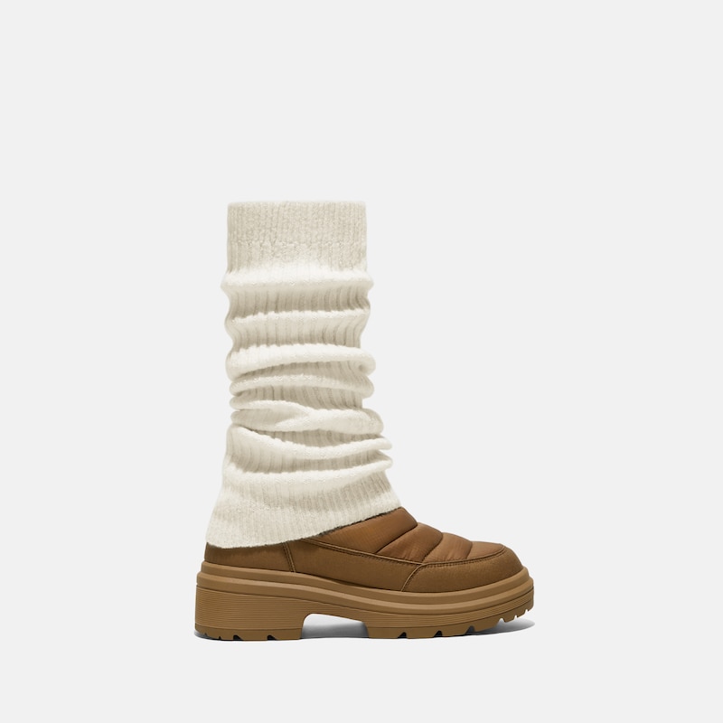 Waterproof PufferTherm Warm Boots (Tyler), CHESTNUT, EU35 | VIVAIA